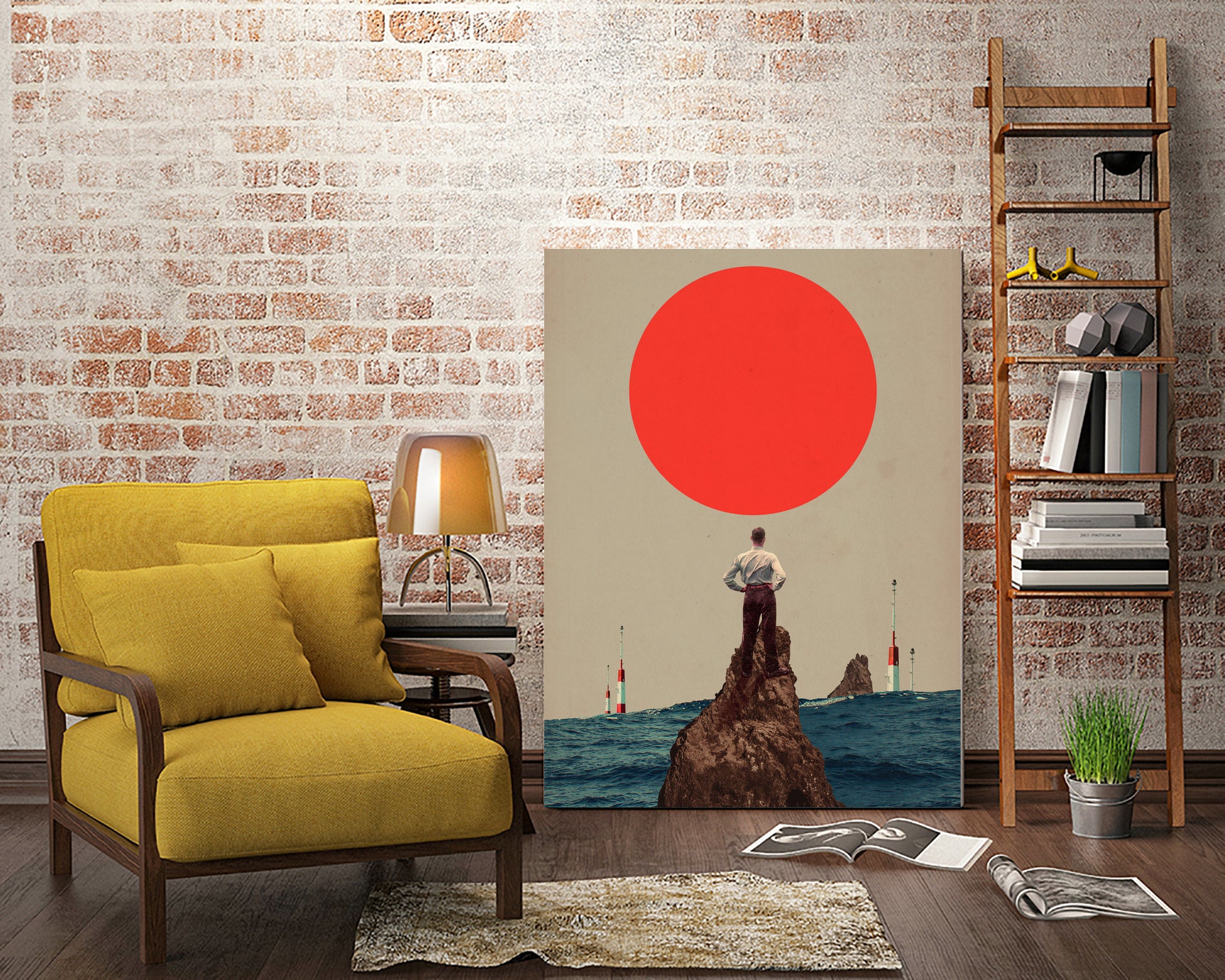 It's all Because You told me to Believe - Huge by Frank Moth on GIANT ART - red photo manipulation