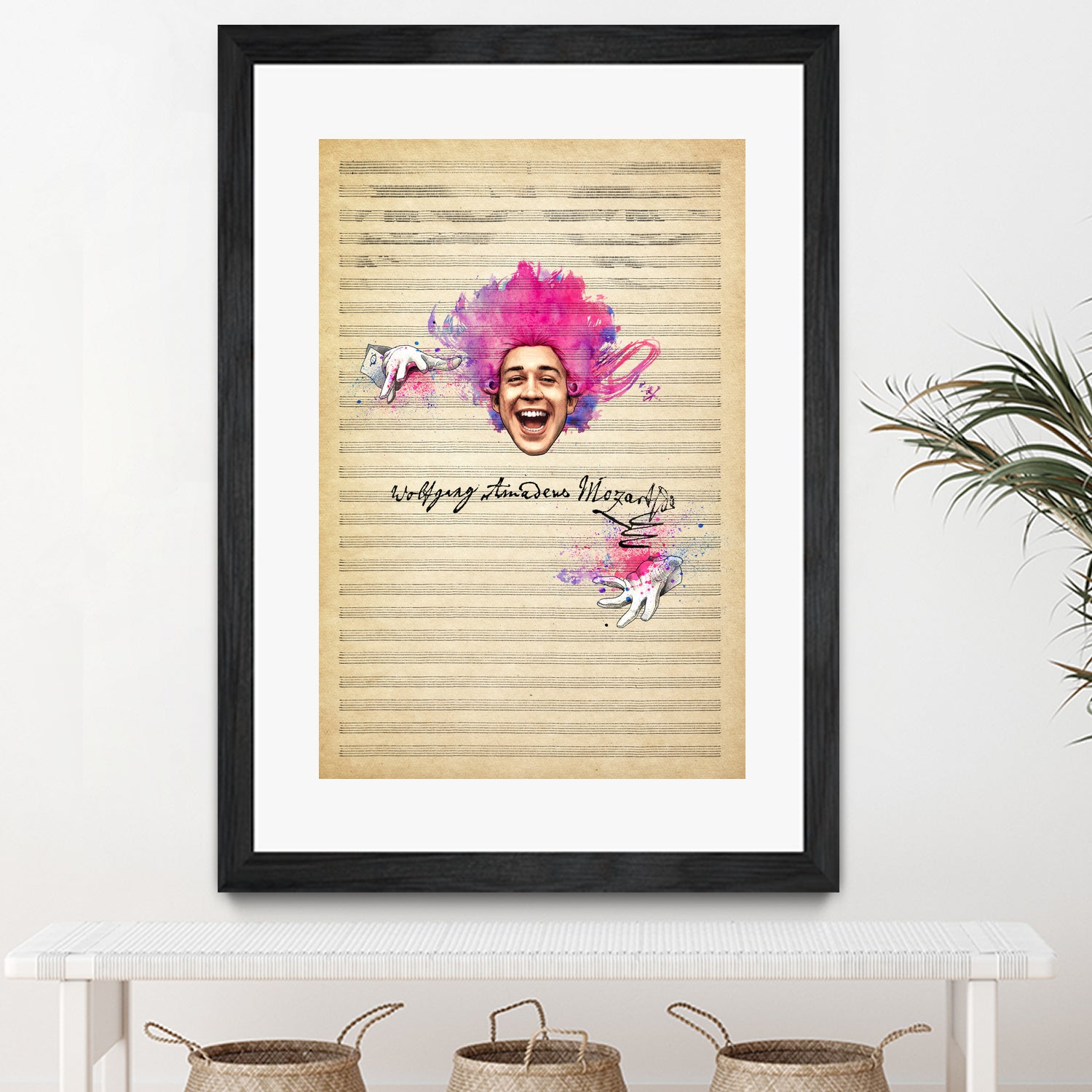 Amadeus by Jason Ratliff on GIANT ART - pink digital painting