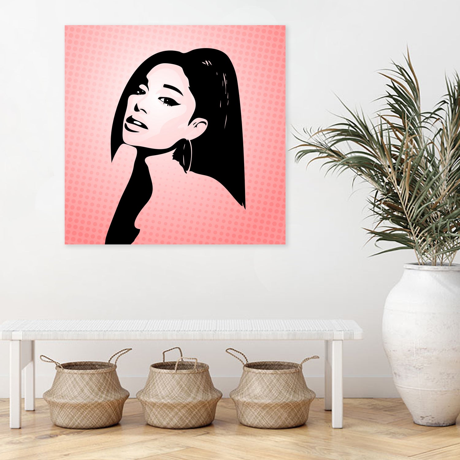 Ariana Grande | Pop Art by William Cuccio on GIANT ART - pink digital painting