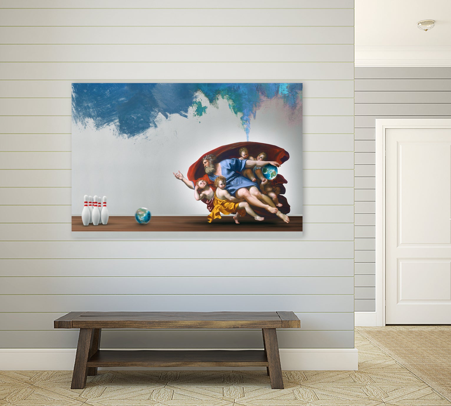 2020 by José Luis Guerrero on GIANT ART - blue photo manipulation