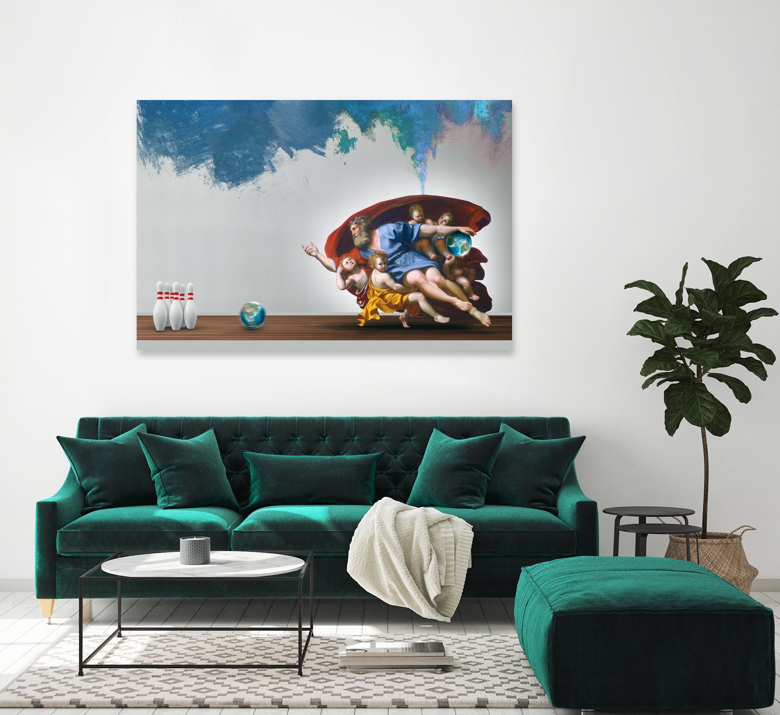 2020 by José Luis Guerrero on GIANT ART - blue photo manipulation