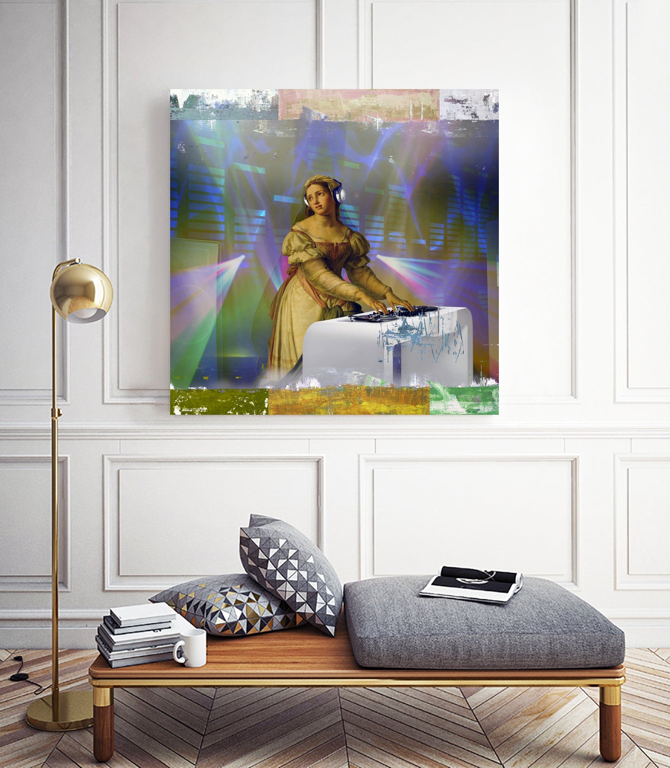 DJ by José Luis Guerrero on GIANT ART - yellow photo manipulation