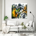 The Eye of the Leopard by Emma Kaufmann on GIANT ART - yellow mixed media