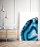 Blue Agate #3 (Part 2) #gem #decor #art by Anita & Bella Jantz on GIANT ART - blue photo illustration