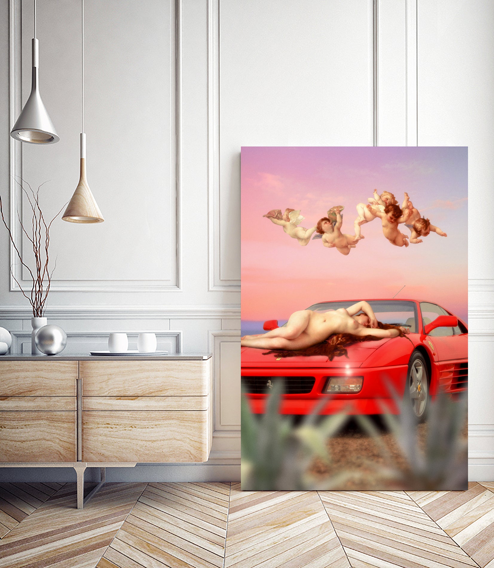 VENUS REBORN by Jonas Loose on GIANT ART - red photo manipulation