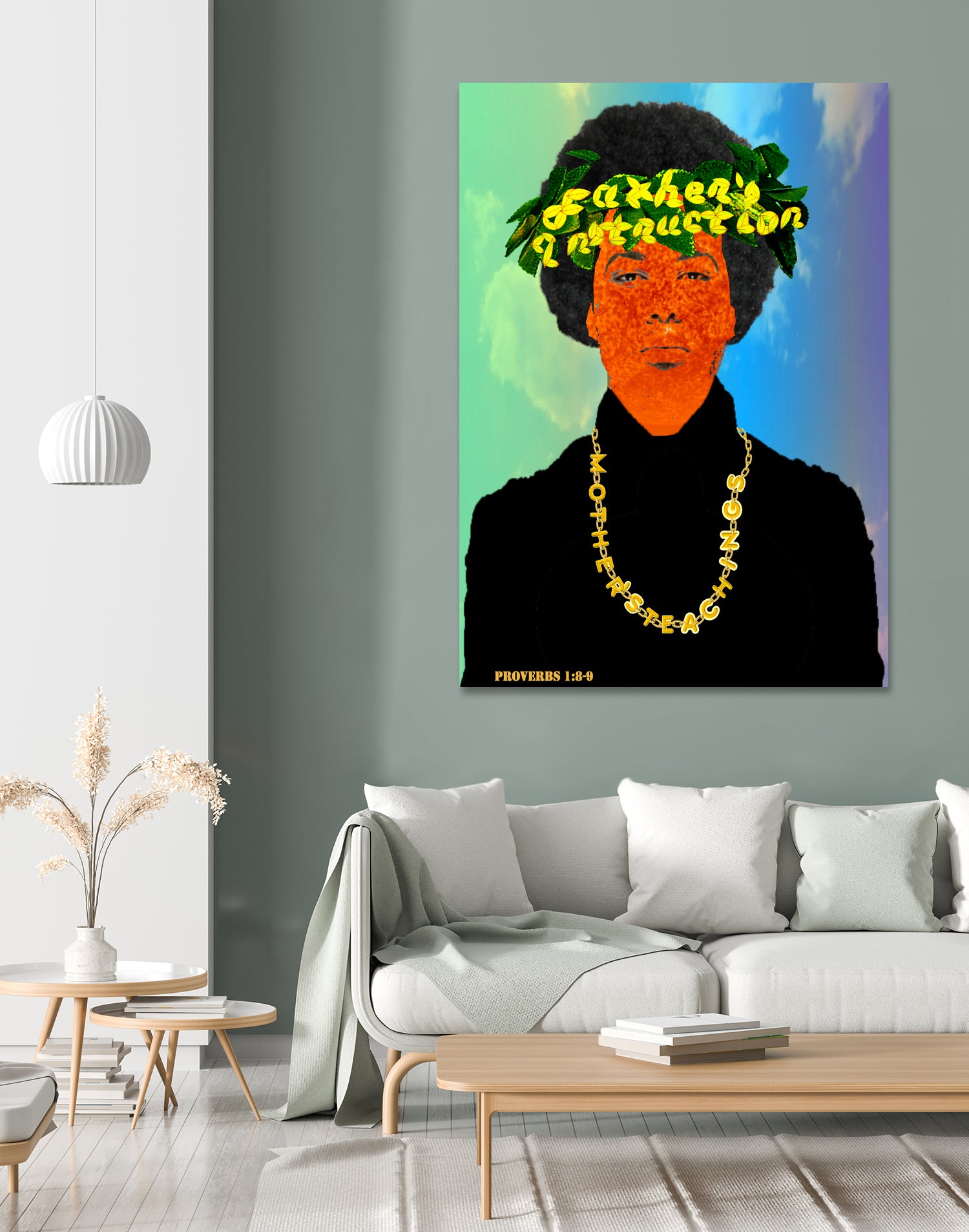 Proverbs 1:8-9 by Casey Bell on GIANT ART - black photo manipulation