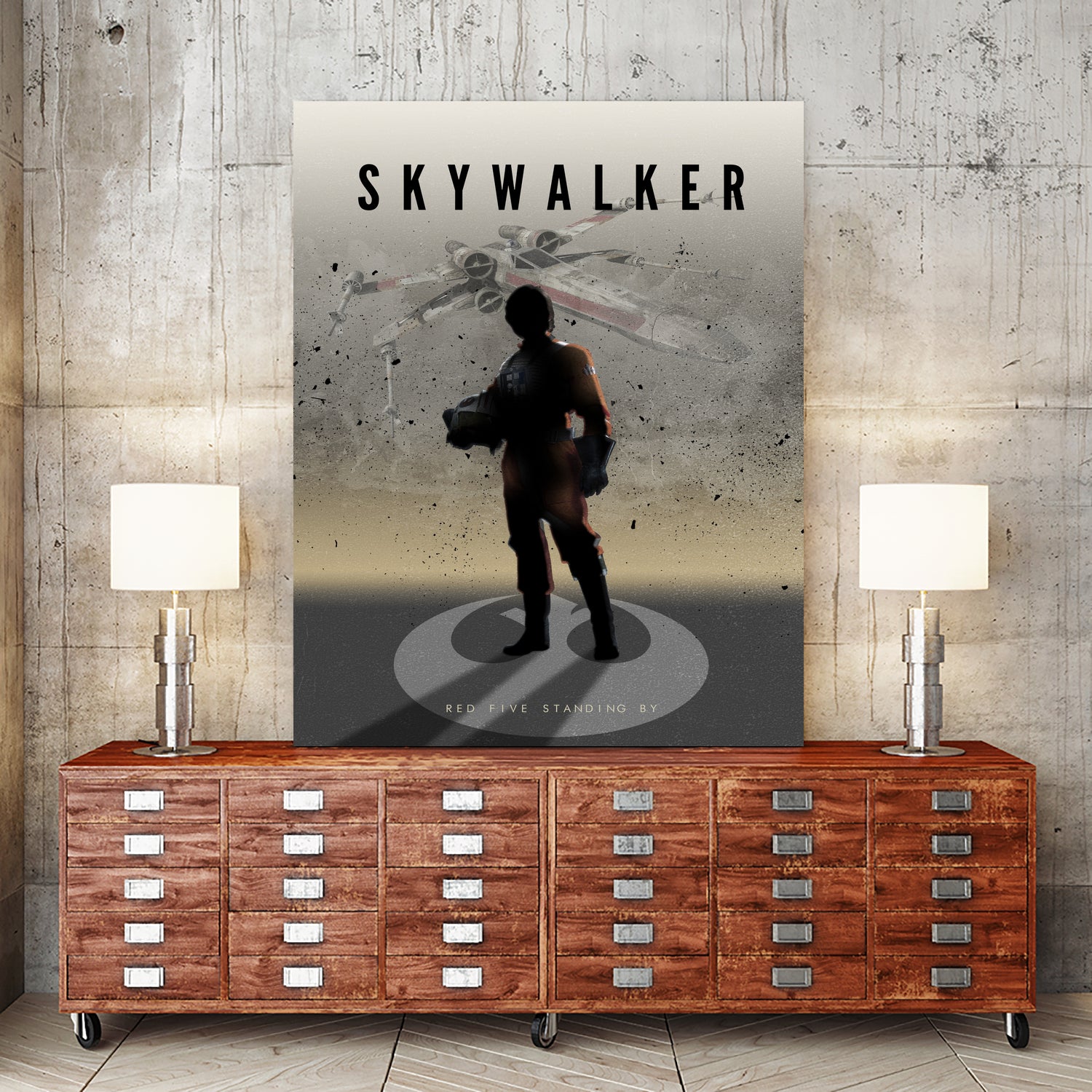 Commander Skywalker by Rick Chan on GIANT ART - black digital painting