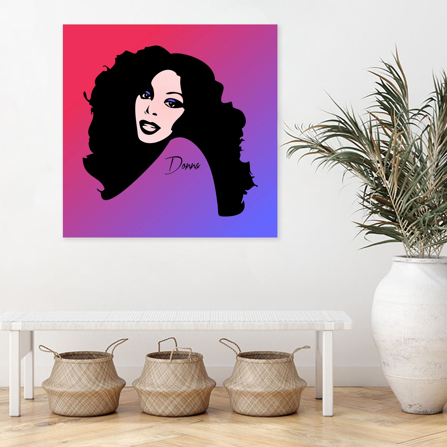 Donna Summer | Pop Art by William Cuccio on GIANT ART - fuchsia digital painting