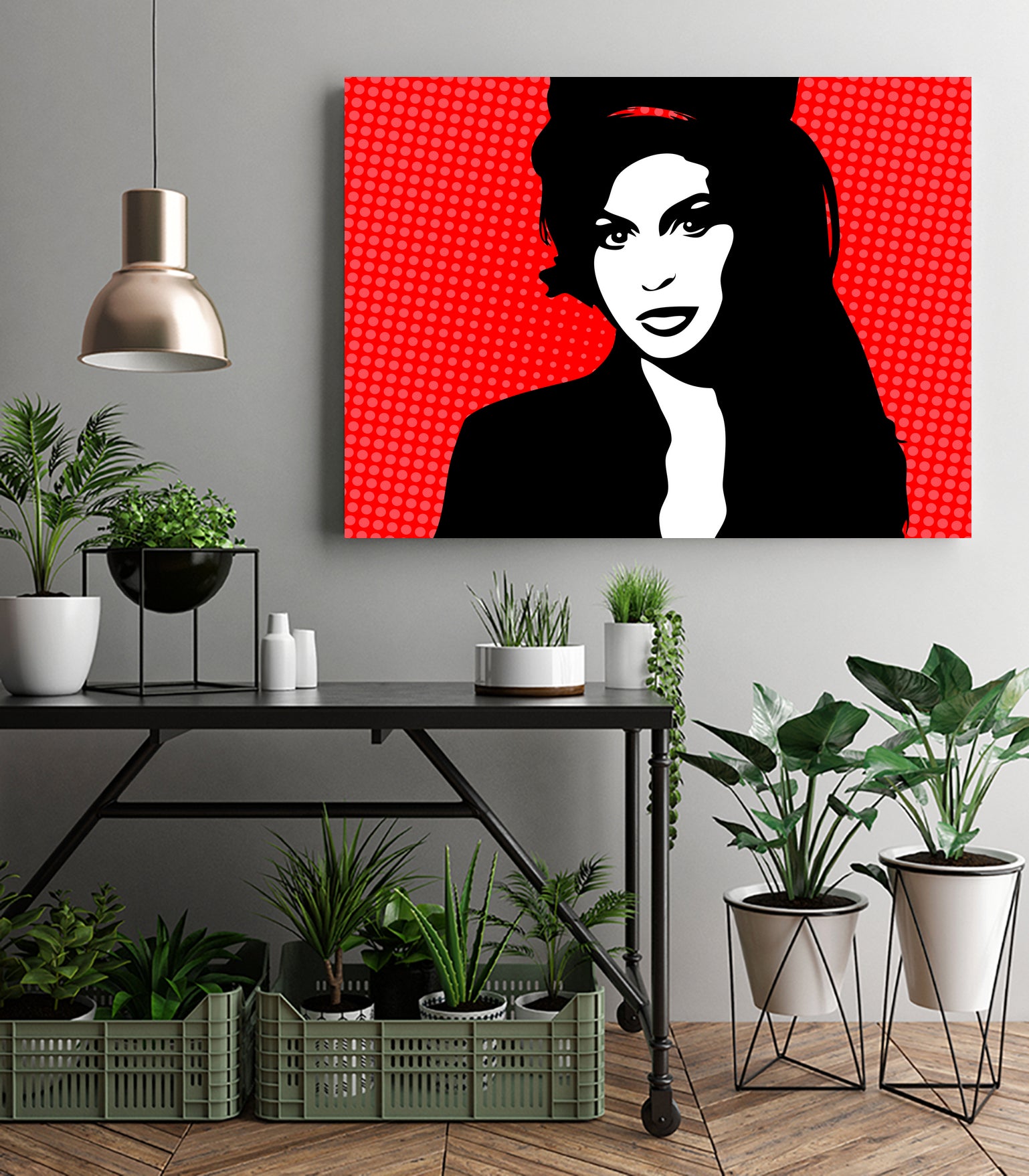 Amy Winehouse | Pop Art by William Cuccio on GIANT ART - red digital painting