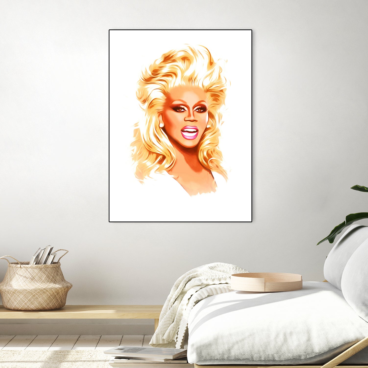 RuPaul | Pop Art by William Cuccio on GIANT ART - white digital painting