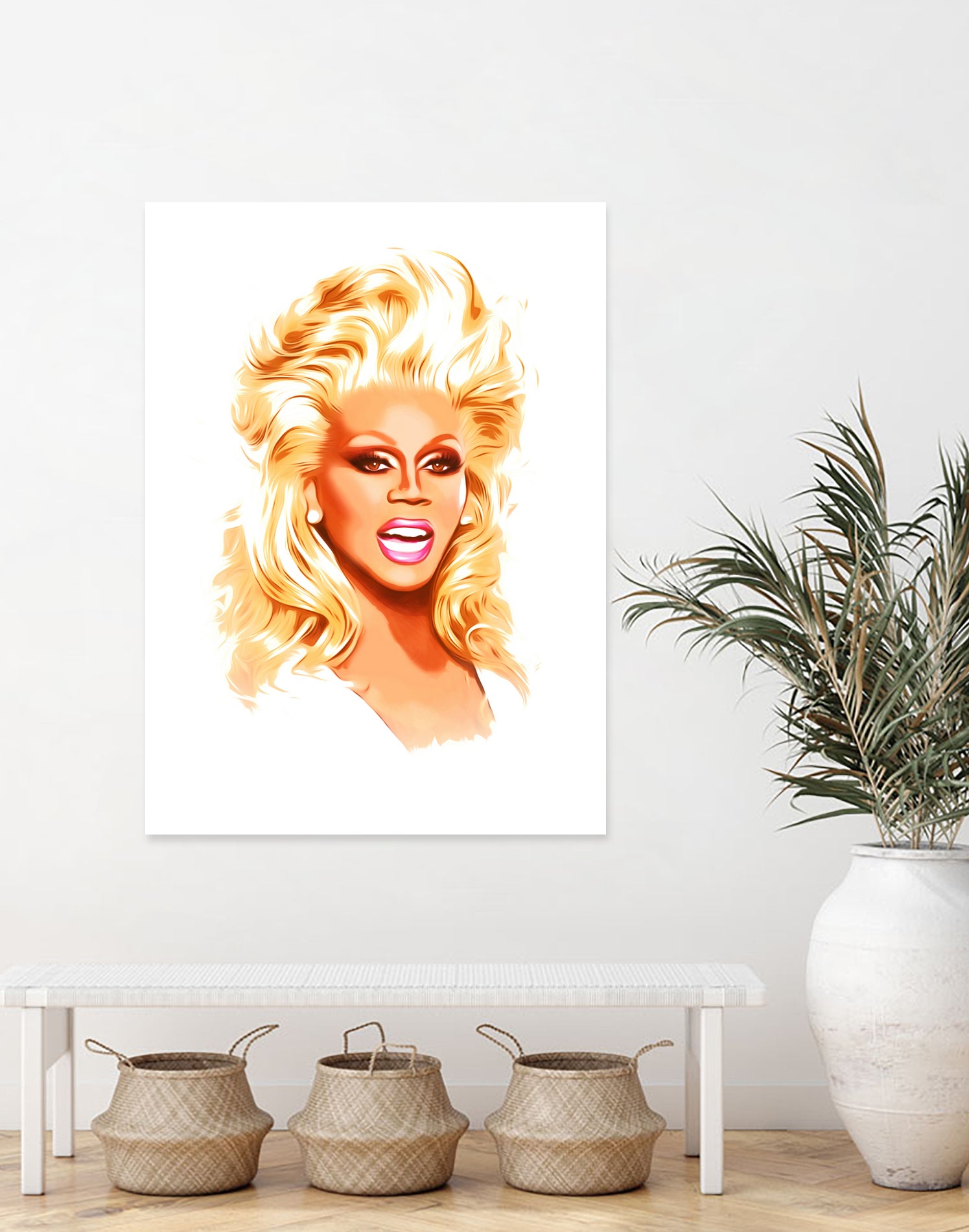 RuPaul | Pop Art by William Cuccio on GIANT ART - white digital painting