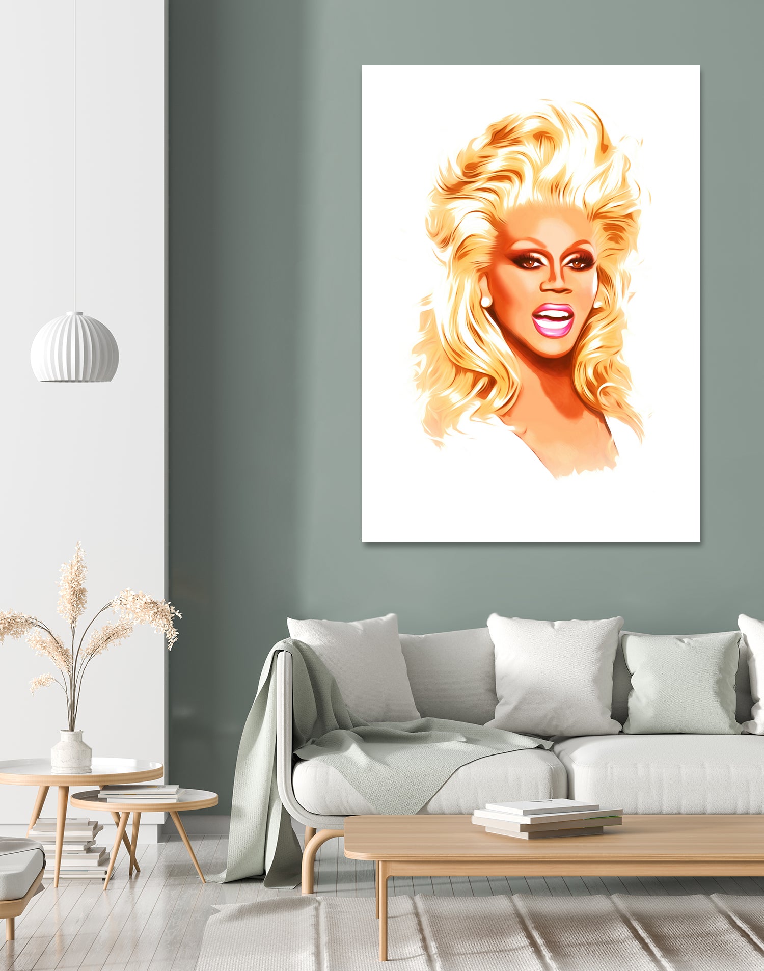 RuPaul | Pop Art by William Cuccio on GIANT ART - white digital painting