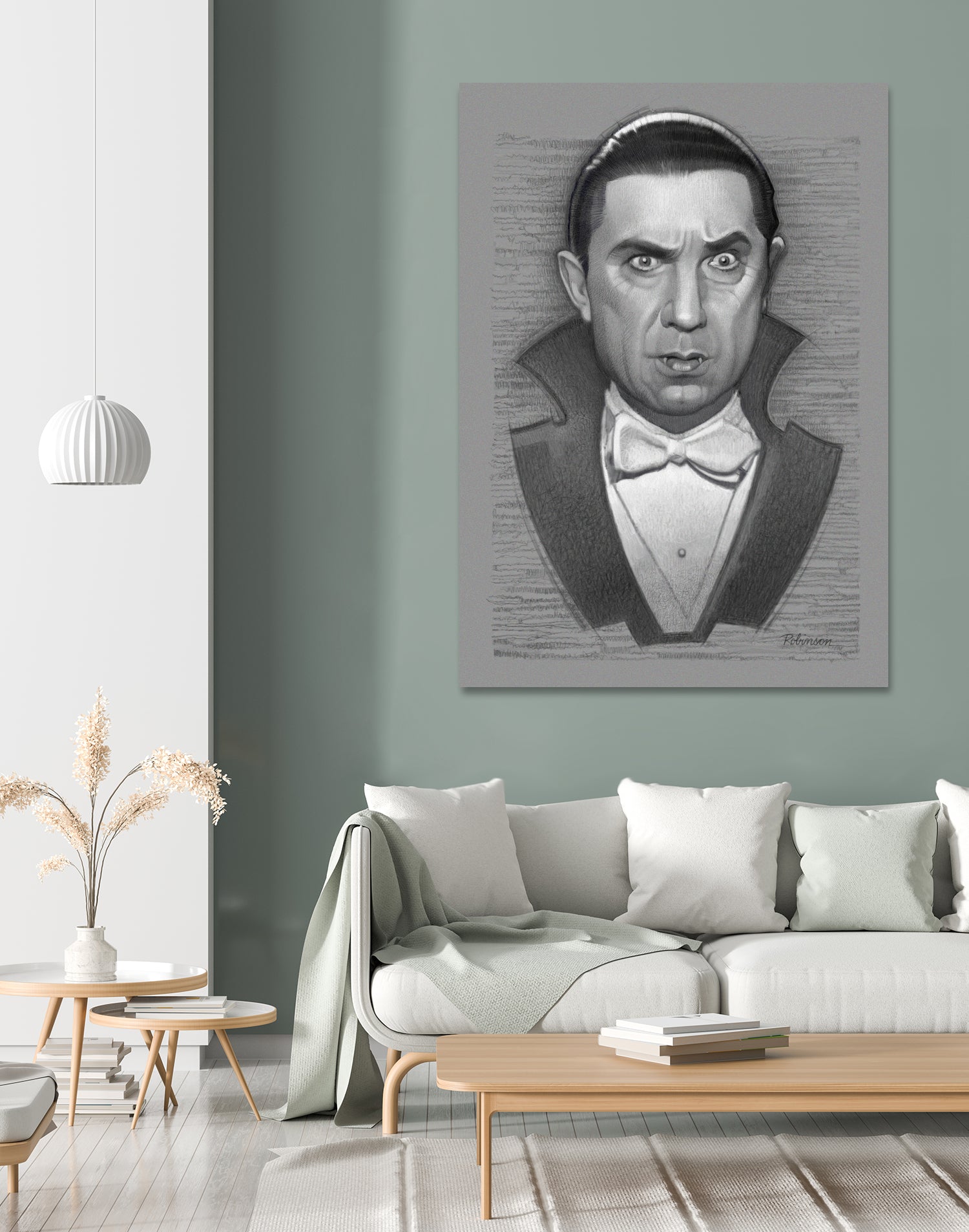 Bela Lugosi - Dracula by Dave Robinson on GIANT ART - red digital drawing