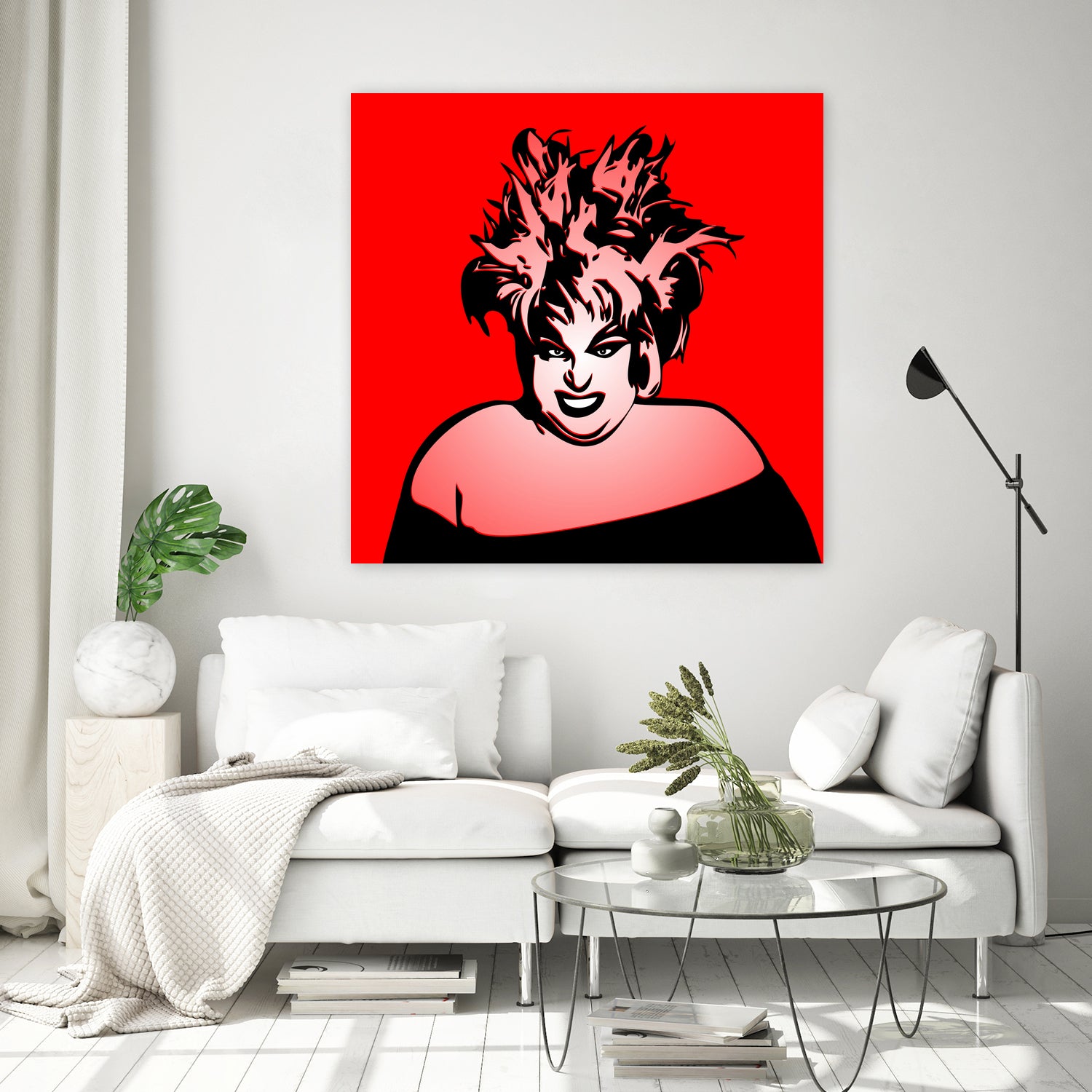 Divine | Pop Art by William Cuccio on GIANT ART - red digital painting