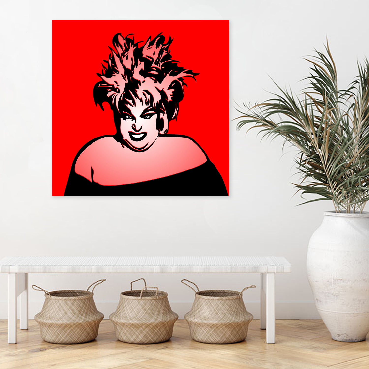 Divine | Pop Art by William Cuccio on GIANT ART - red digital painting