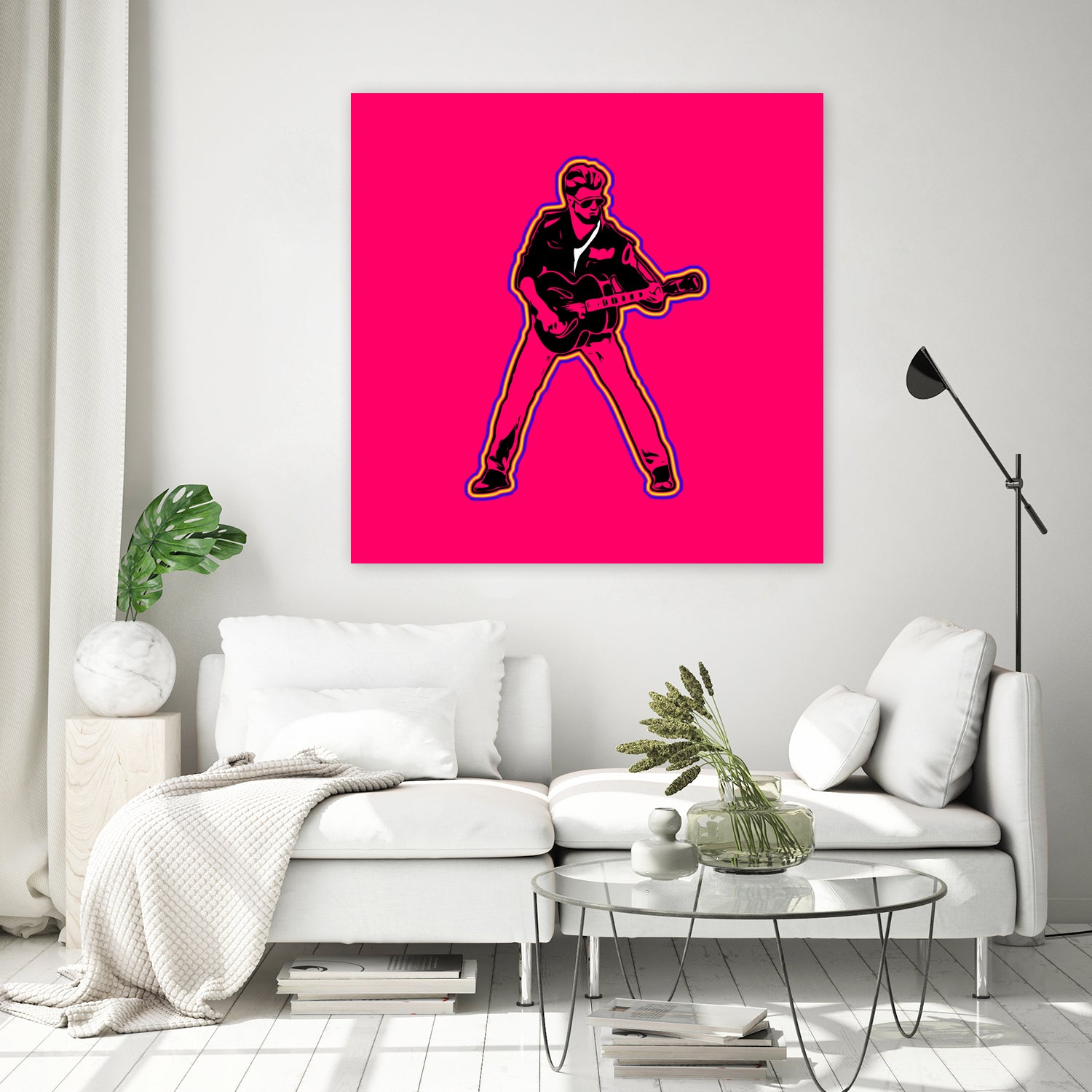 George Michael | Pop Art by William Cuccio on GIANT ART - pink digital painting