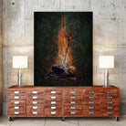 Bonfire of Souls by Matthew Trupia on GIANT ART - orange digital painting