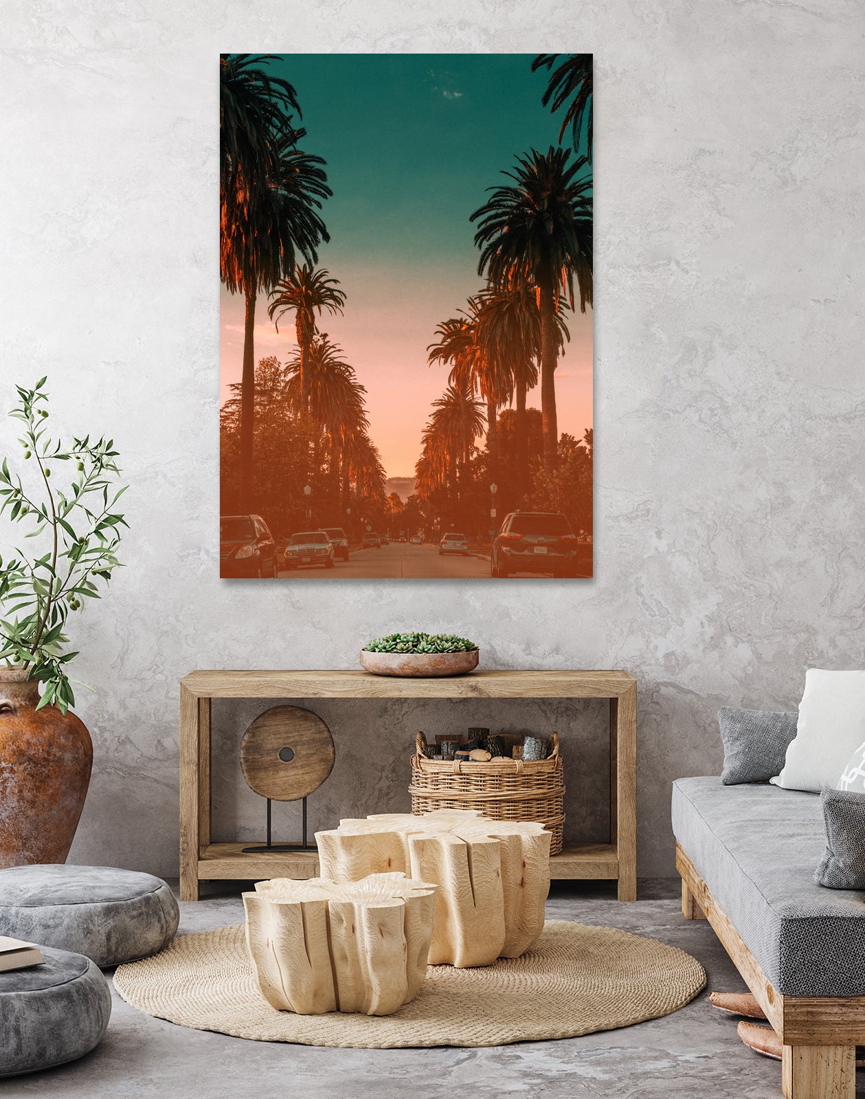 California Dreaming by Ben Angus on GIANT ART - orange photo illustration