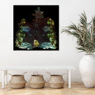 Black River by Linda Luttinger on GIANT ART - green digital painting