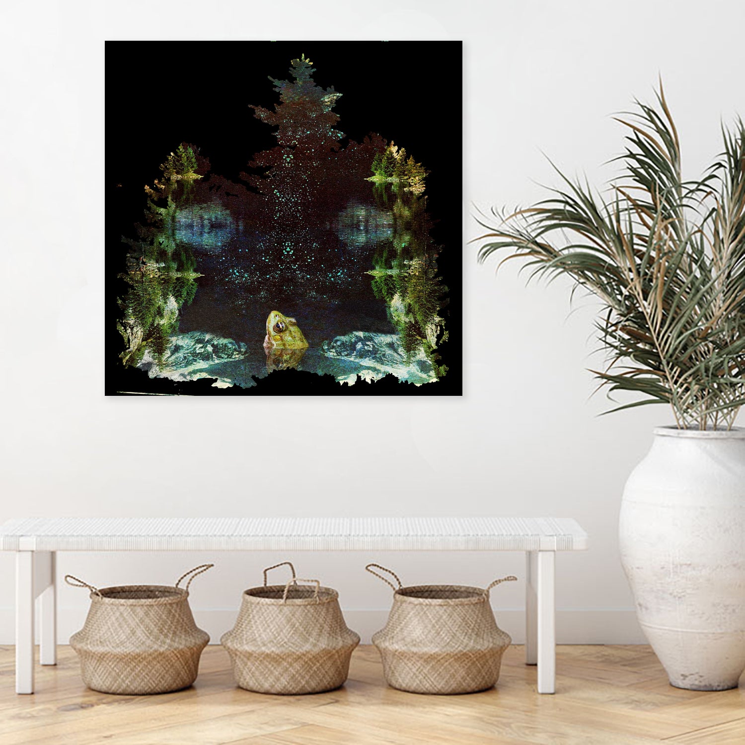 Black River by Linda Luttinger on GIANT ART - green digital painting