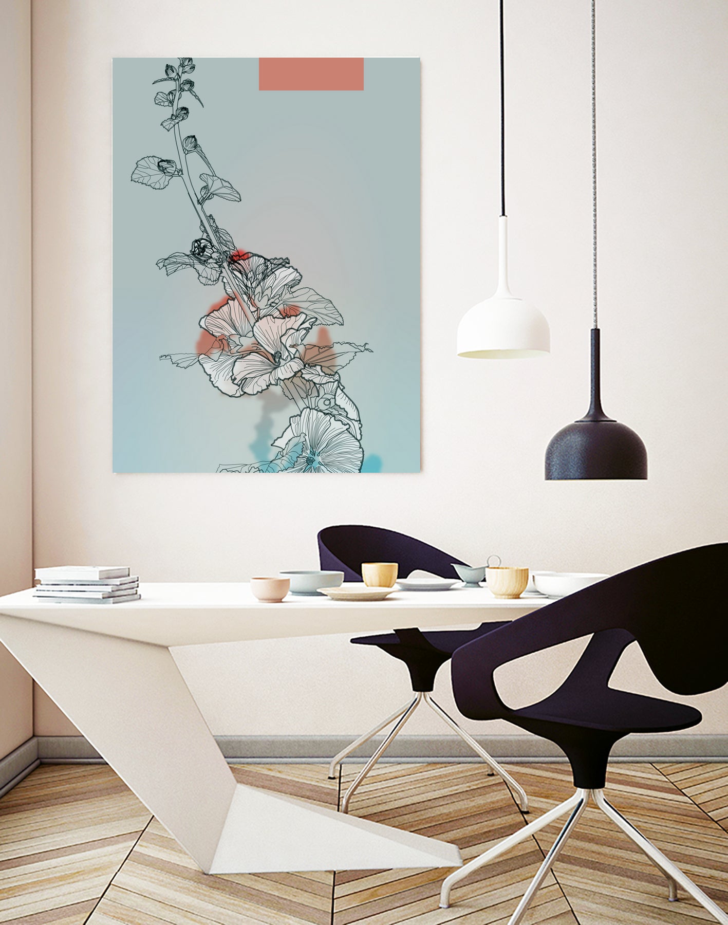 Mallow by Beata Wielgos on GIANT ART - gray digital drawing