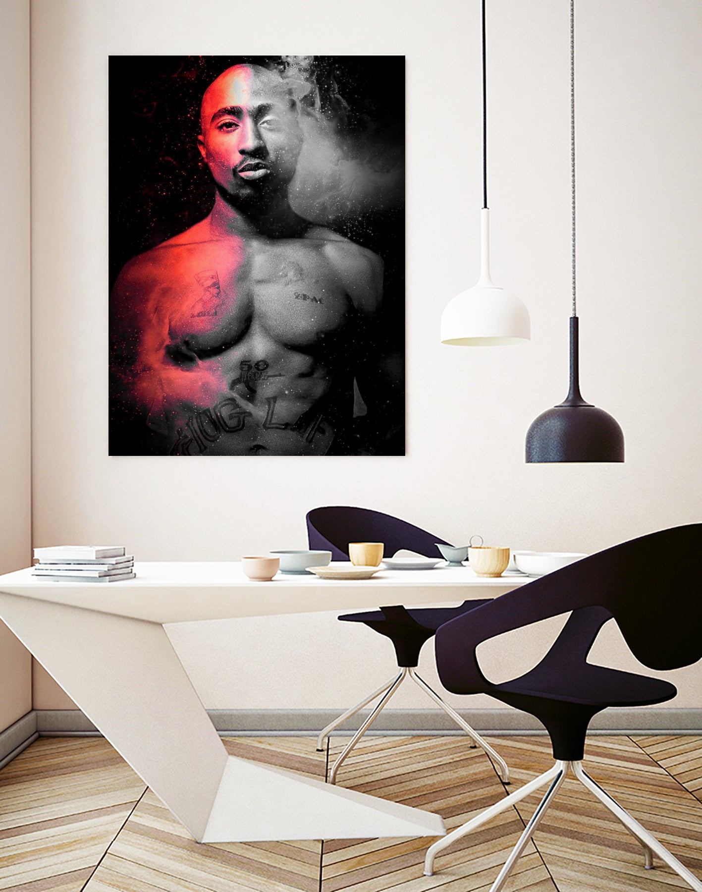 Tupac Shakur by erjas saga on GIANT ART - black character design