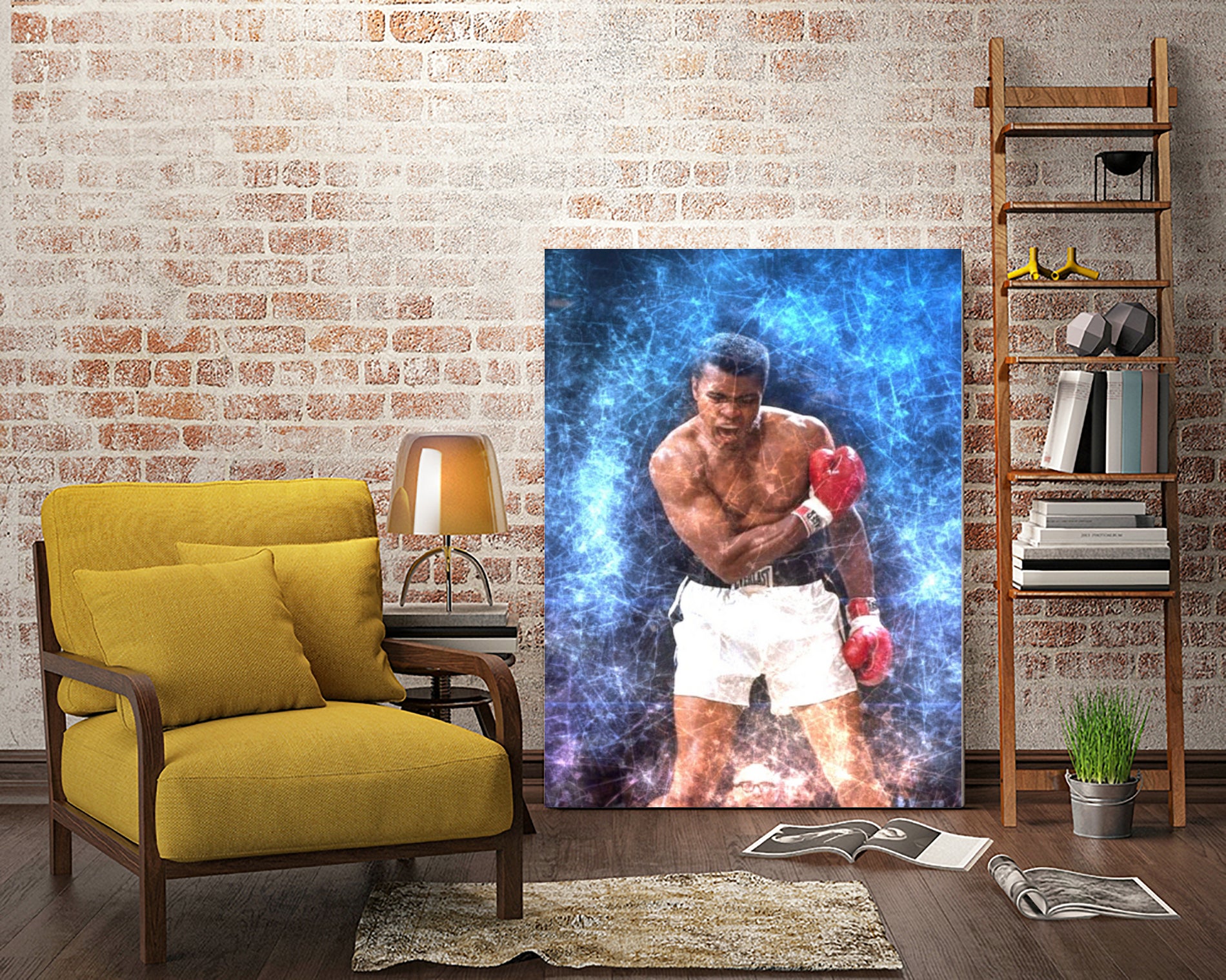 Muhammad Ali by erjas saga on GIANT ART - black character design