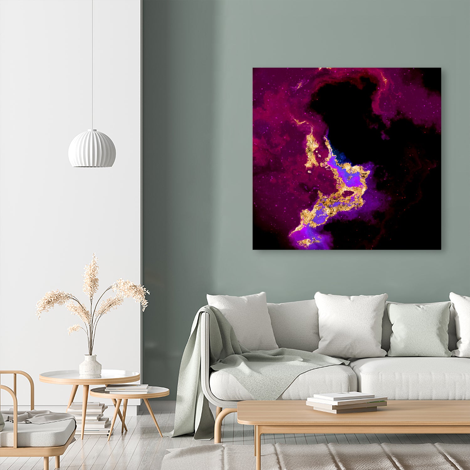 100 Nebulas in Space 018 by Raul Andre Petrasanta on GIANT ART - red digital painting