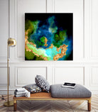 100 Nebulas in Space 064 by Raul Andre Petrasanta on GIANT ART - blue digital painting