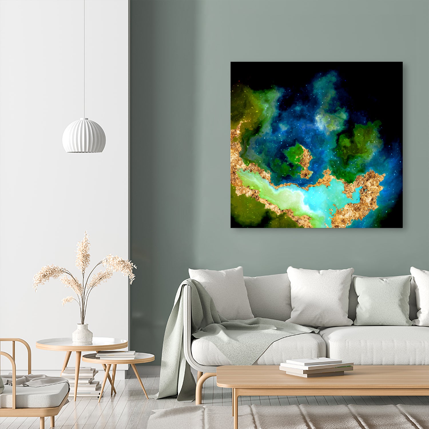 100 Nebulas in Space 064 by Raul Andre Petrasanta on GIANT ART - blue digital painting