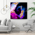 100 Nebulas in Space 088 by Raul Andre Petrasanta on GIANT ART - blue digital painting