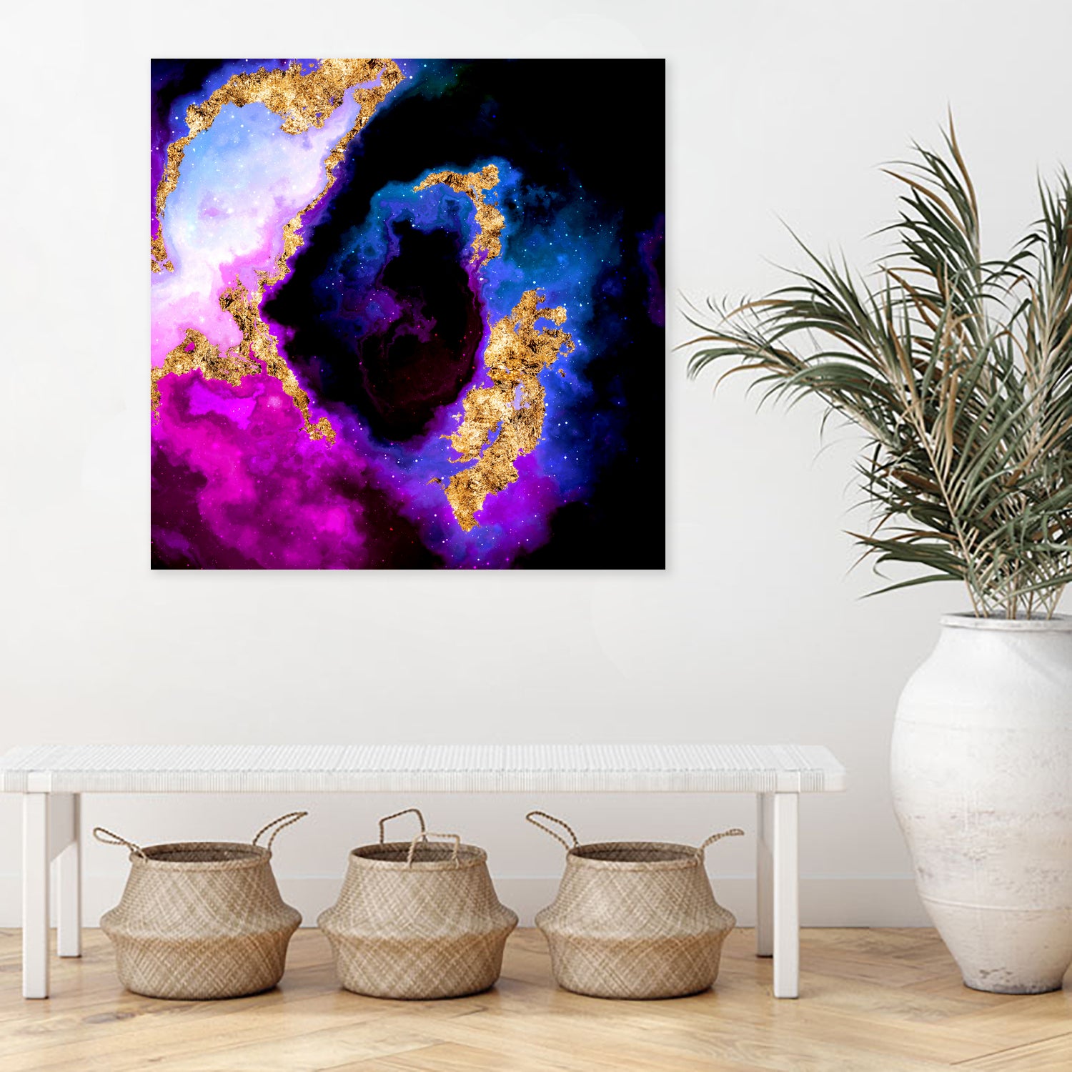 100 Nebulas in Space 088 by Raul Andre Petrasanta on GIANT ART - blue digital painting