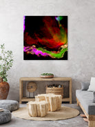 100 Nebulas in Space 120 by Raul Andre Petrasanta on GIANT ART - red digital painting