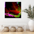 100 Nebulas in Space 120 by Raul Andre Petrasanta on GIANT ART - red digital painting