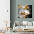 100 Nebulas in Space Black and White 010 by Raul Andre Petrasanta on GIANT ART - black digital painting