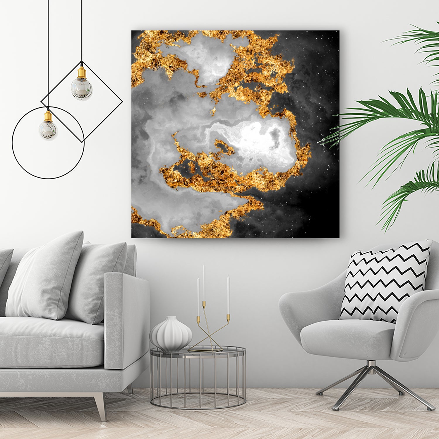 100 Nebulas in Space Black and White 010 by Raul Andre Petrasanta on GIANT ART - black digital painting