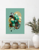 N°224 by Roman Bratschi on GIANT ART - green digital painting