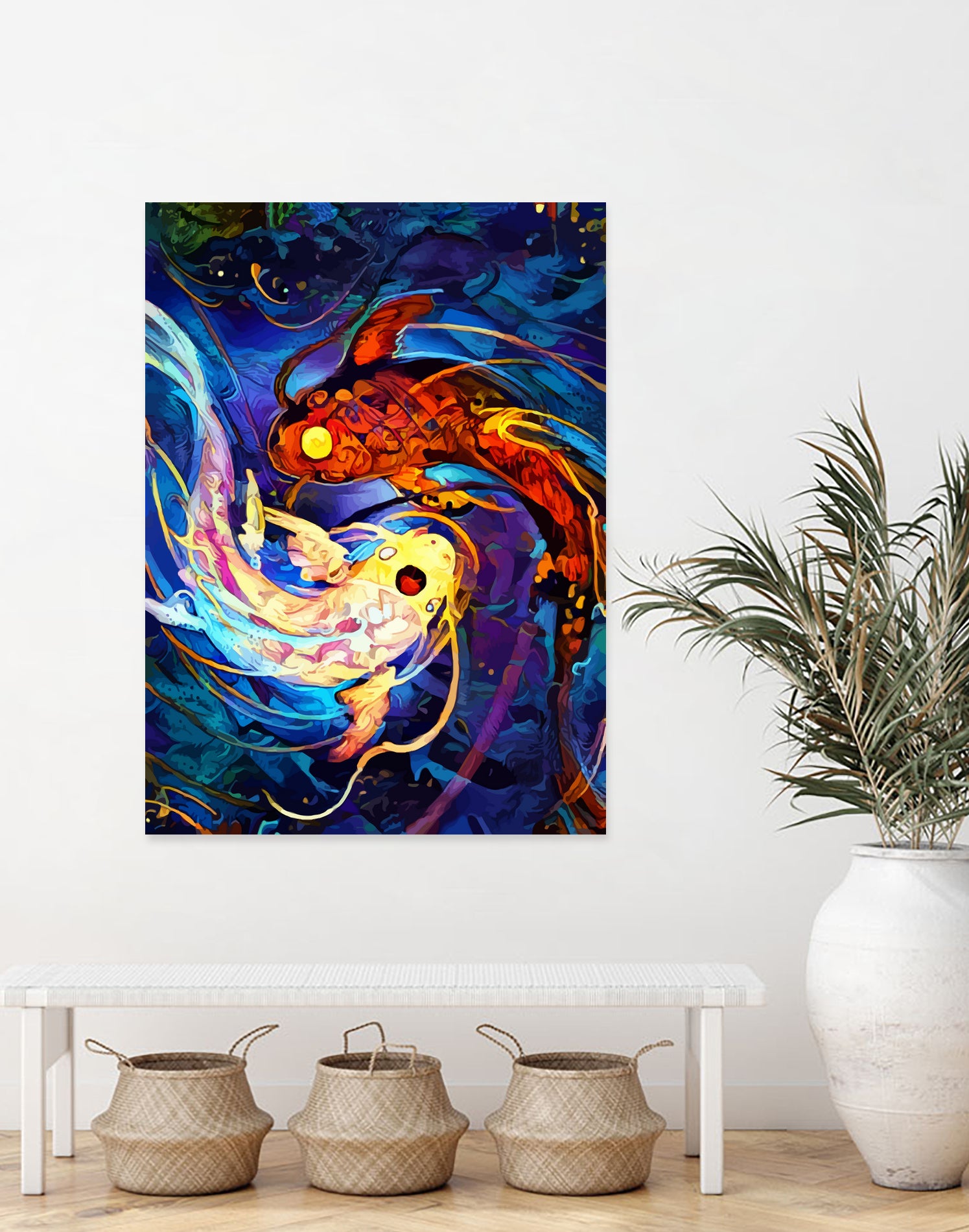 verticalkoi by space chimpa on GIANT ART - black character design