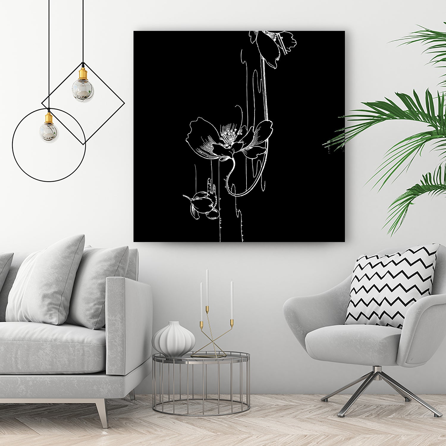 Garden Black by Aimer Heinz on GIANT ART - black vector illustration