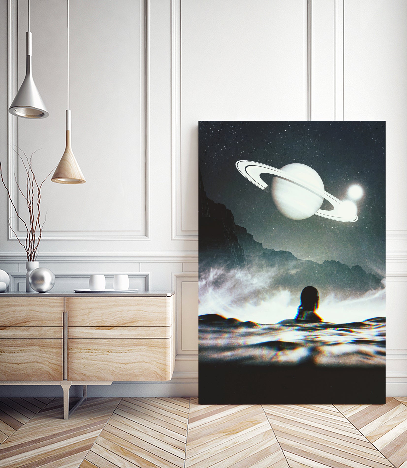 A Strange Lonely Planet by Seam Less on GIANT ART - black photo manipulation