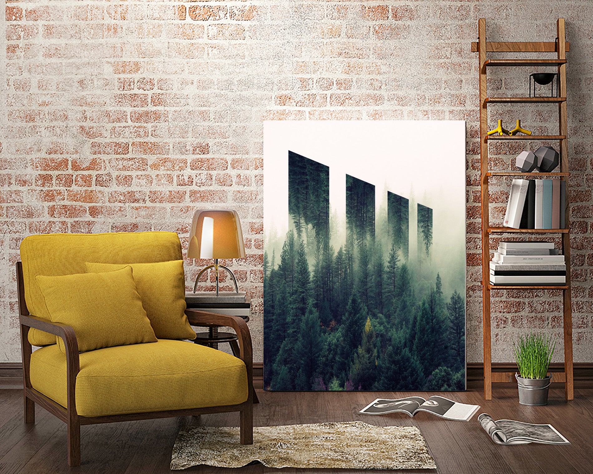 Wall at Forest by dedy rahmanto on GIANT ART - white photo illustration
