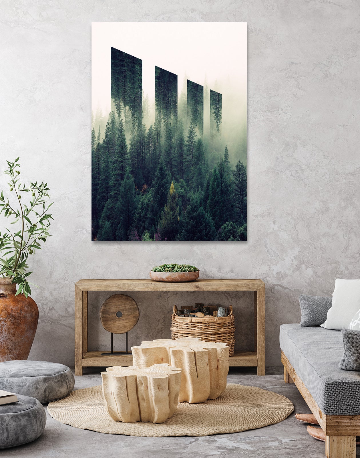 Wall at Forest by dedy rahmanto on GIANT ART - white photo illustration