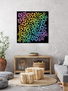 Rainbow Abstract Animal Print by Kelsey Lovelle on GIANT ART - green digital painting