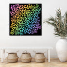Rainbow Abstract Animal Print by Kelsey Lovelle on GIANT ART - green digital painting