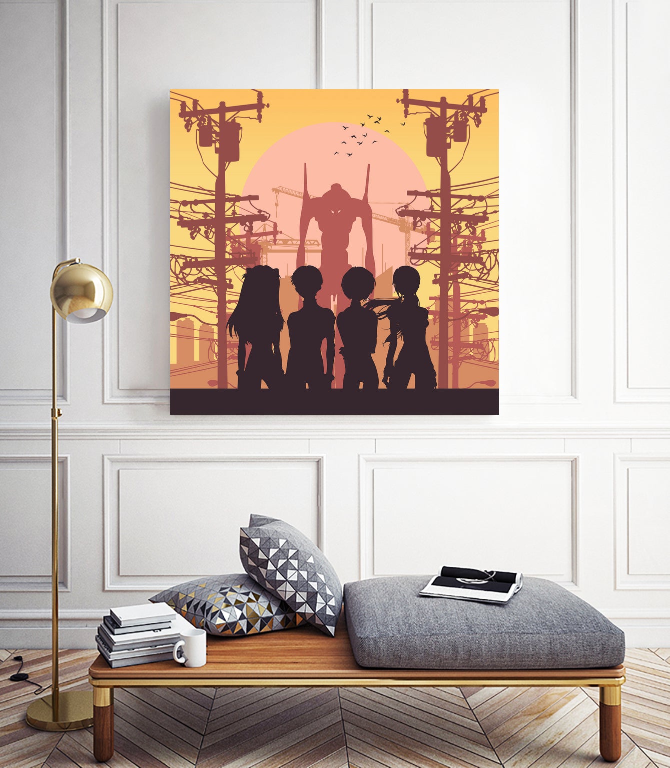 evangelion by ROMA TIMBREZA on GIANT ART - brown digital drawing