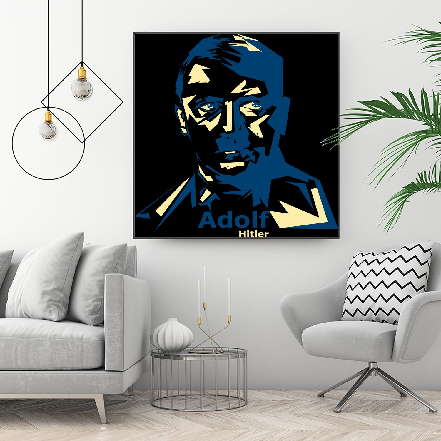 HITLER by Alfin Studio on GIANT ART - white photo illustration