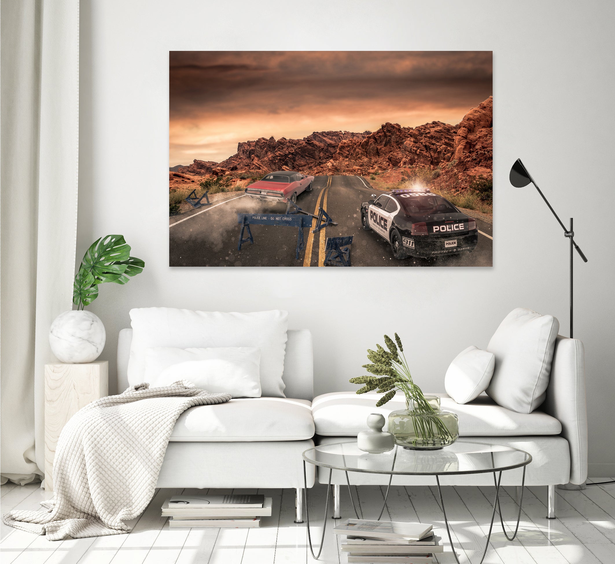 The Chase by Randy Turnbow on GIANT ART - orange photo manipulation