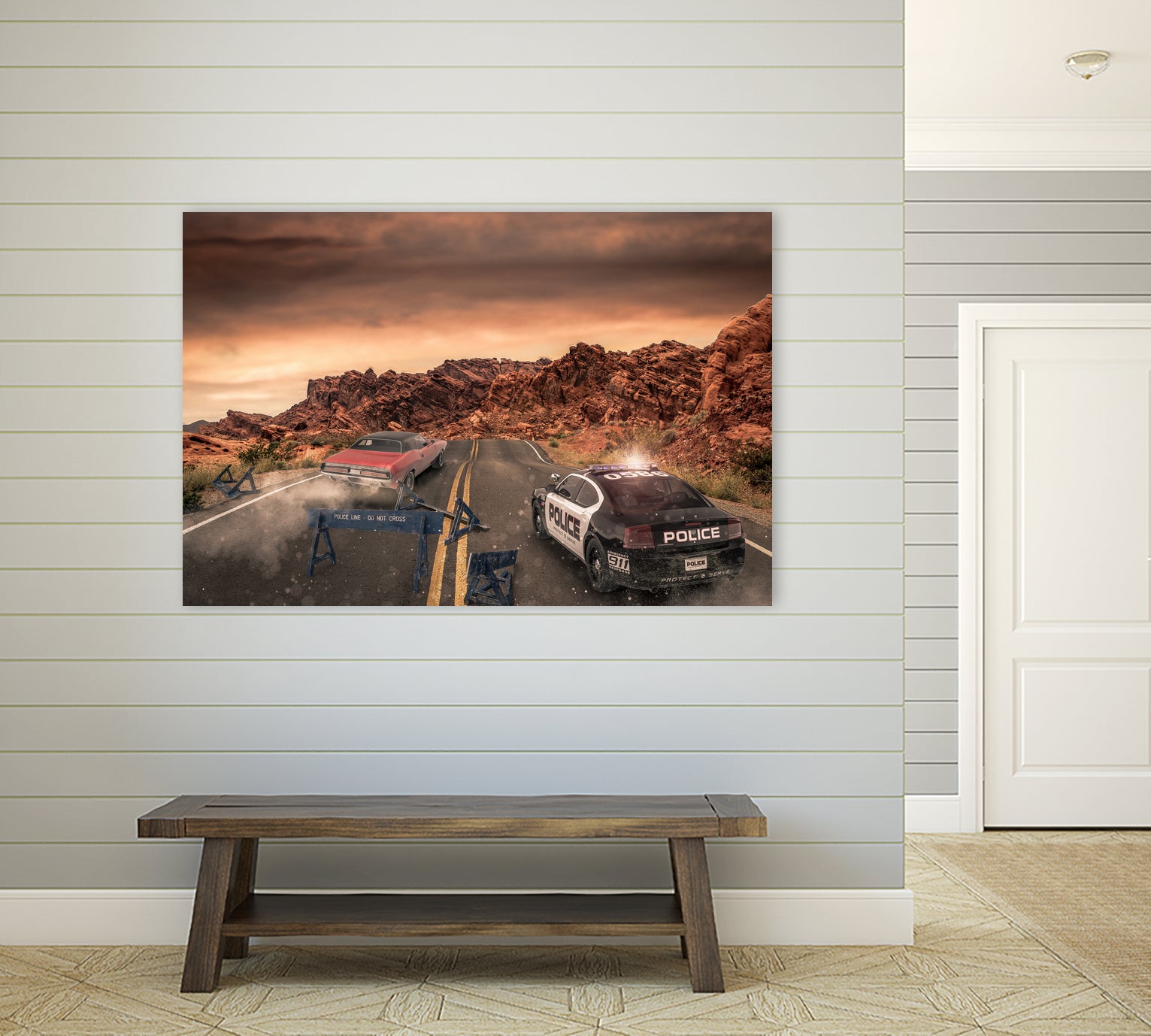 The Chase by Randy Turnbow on GIANT ART - orange photo manipulation