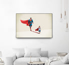 Boy of Tomorrow by Jason Ratliff on GIANT ART - red digital painting