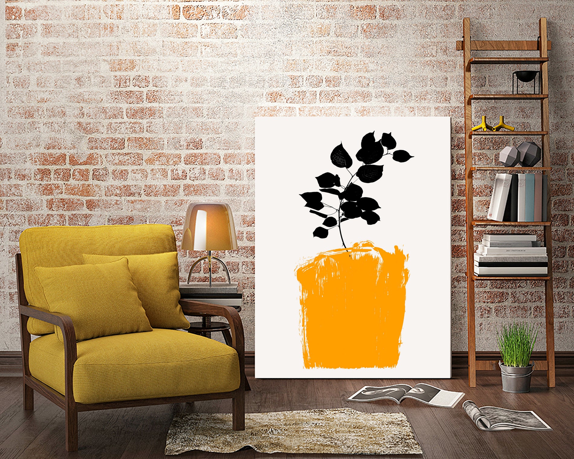 Scabiosa by Boris Draschoff on GIANT ART - yellow digital drawing